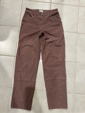 Aritzia Wilfred Free Mauve Carpenter Pants 2